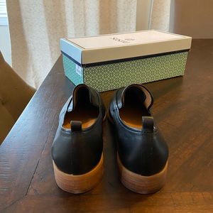 Susina leather loafers black size 10